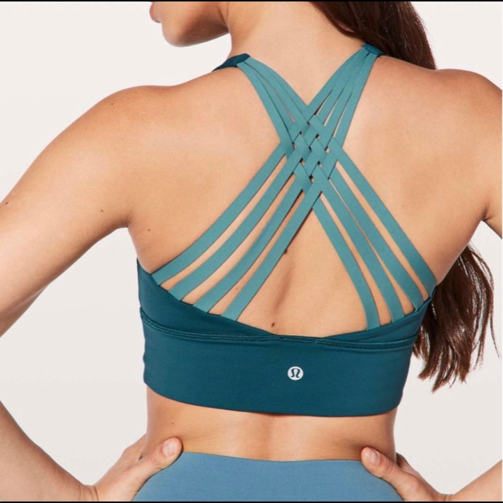 NWOT lululemon free to be moved bra long line Sz 4